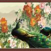 File tranh Chim Công Hoa Mẫu Đơn 500 - File gốc Tranh Phong Cảnh