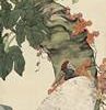 File tranh Chim Hạc Dưới Gốc Cây 547 - File gốc Tranh Hoa Cỏ